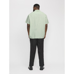 JACK & JONES PLUS Breeze Hør Skjorte - Iceberg Green