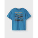 NAME IT KIDS Benibo T-Shirt - Fjord Blue