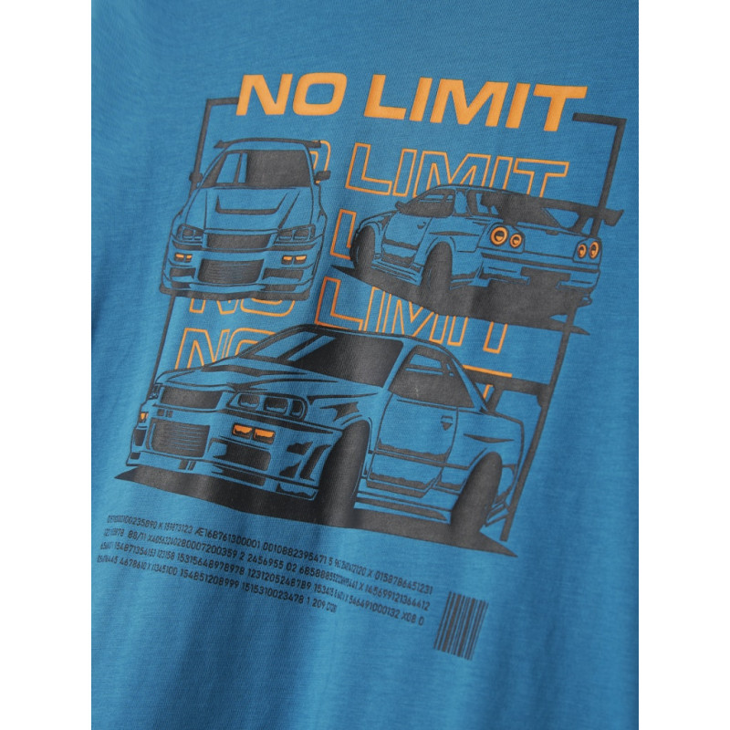 NAME IT KIDS Benibo T-Shirt - Fjord Blue