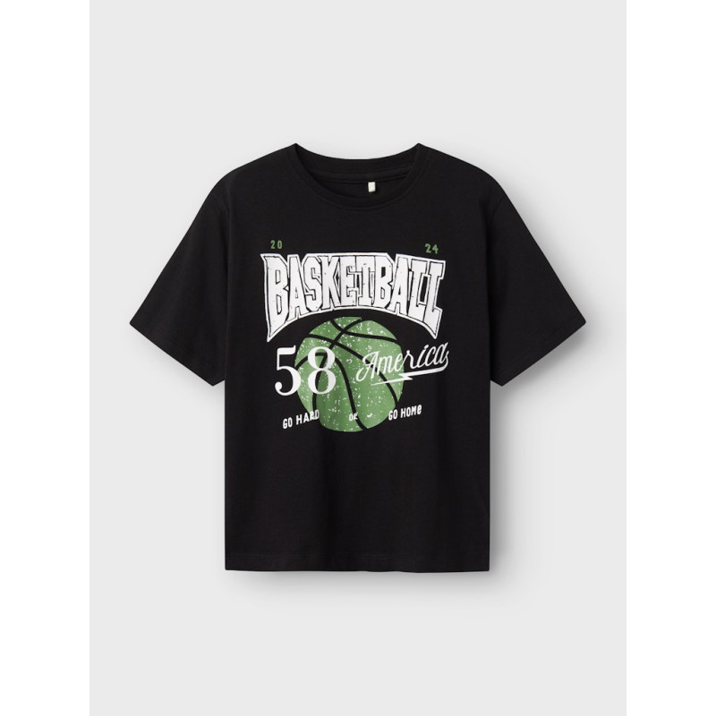 NAME IT KIDS Bennibo T-Shirt - Sort