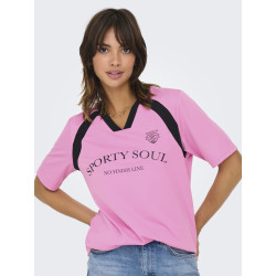 ONLY Nadine Top - Fuschia Pink