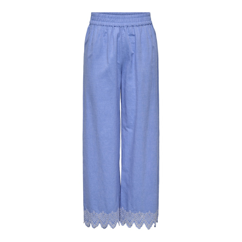 ONLY Paula Tulum Bukser - Blue Bonnet