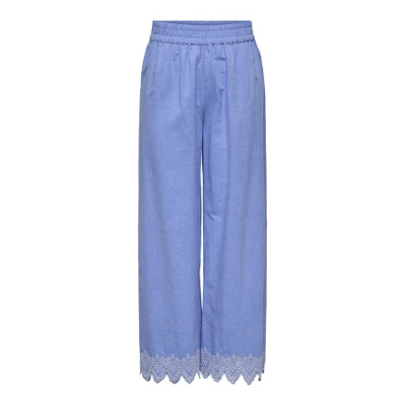 ONLY Paula Tulum Bukser - Blue Bonnet