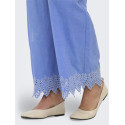 ONLY Paula Tulum Bukser - Blue Bonnet