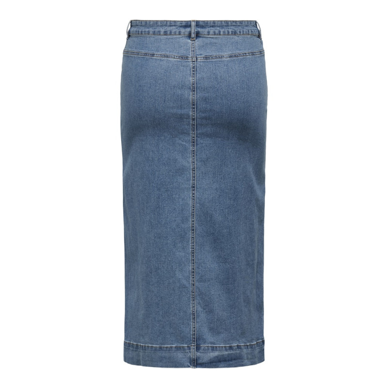 ONLY CARMAKOMA Irina Maxi Denim Nederdel - Medium Blue Denim