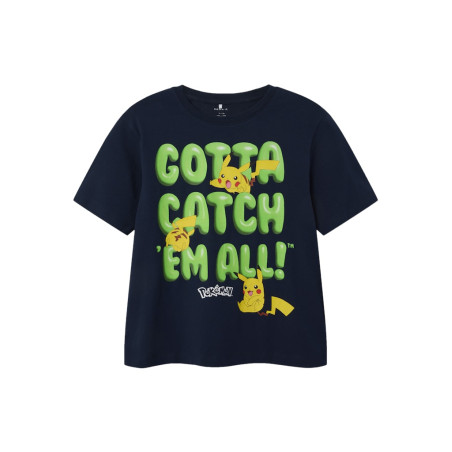 NAME IT KIDS Forder Pokemon T-Shirt - Navy Blazer