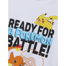NAME IT KIDS Forder Pokemon T-Shirt - Bright White