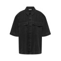 ONLY Sophie Oversized Denim Skjorte - Washed Black