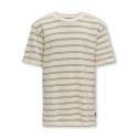 ONLY & SONS JUNIOR Ian Stribet T-Shirt - Chinchilla