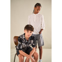 ONLY & SONS JUNIOR Rocket Resort Skjorte - Jet Black