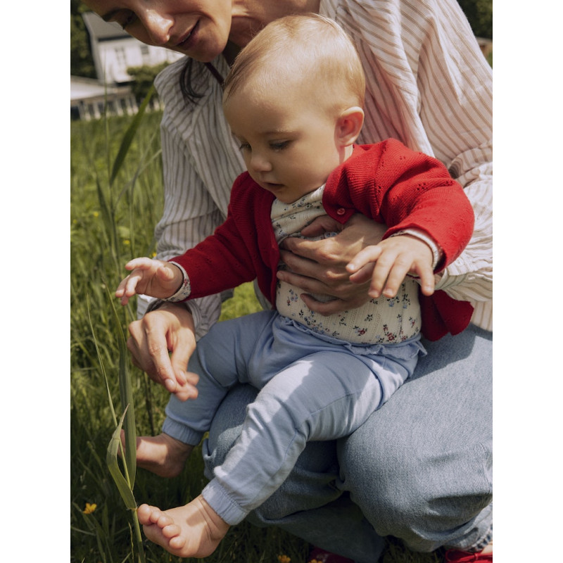 NAME IT BABY Filine Bodystocking - Cloud Dancer