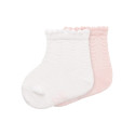 NAME IT BABY Ditta 2-Pak Strømper - Bright White