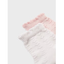 NAME IT BABY Ditta 2-Pak Strømper - Bright White