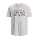 Jack & Jones Plus size Venice Beach T-shirt - White Melange