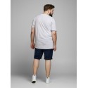Jack & Jones Plus size Venice Beach T-shirt - White Melange