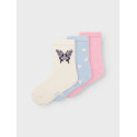 NAME IT Dorthea 3-Pak Strømper - Pink Frosting