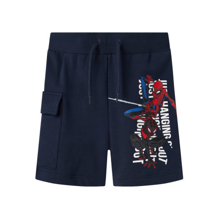 NAME IT MINI Mo Spider Shorts - Navy Blazer