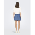 ONLY Villa Wrap Tie Denim Nederdel - Light Blue Denim