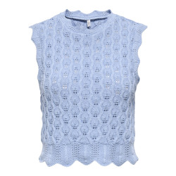 ONLY Luna Life Strik Top - Light Blue