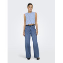 ONLY Luna Life Strik Top - Light Blue