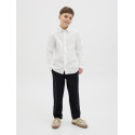 JACK & JONES JUNIOR Breeze Hør Skjorte - Hvid