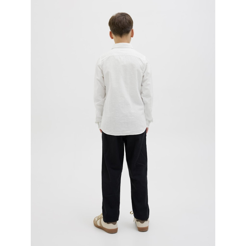 JACK & JONES JUNIOR Breeze Hør Skjorte - Hvid