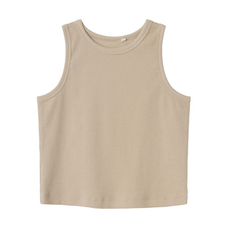 NAME IT KIDS Nakal Kort Top - Pure Cashmere
