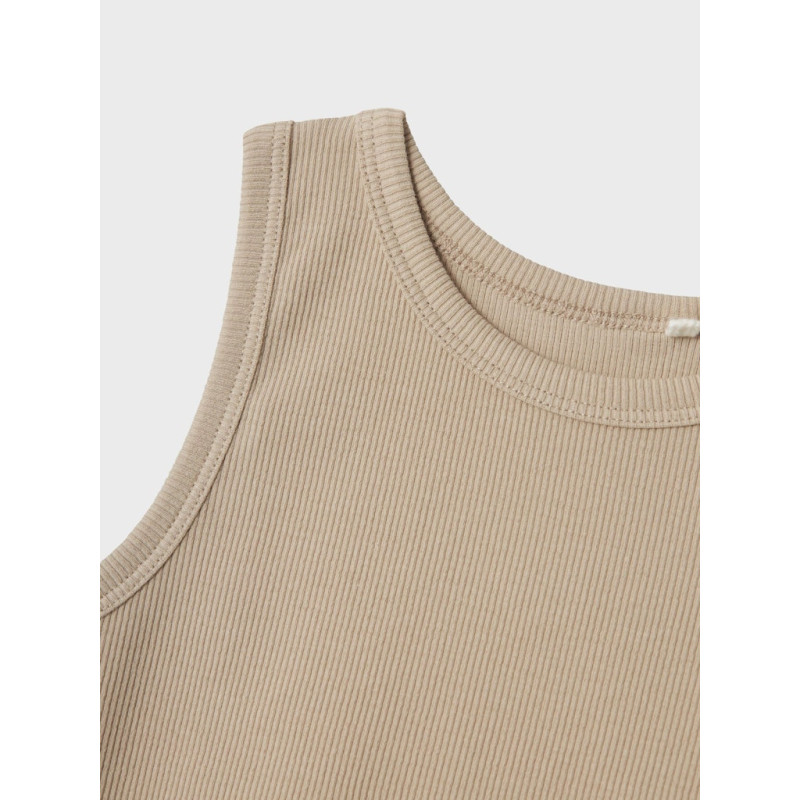NAME IT KIDS Nakal Kort Top - Pure Cashmere