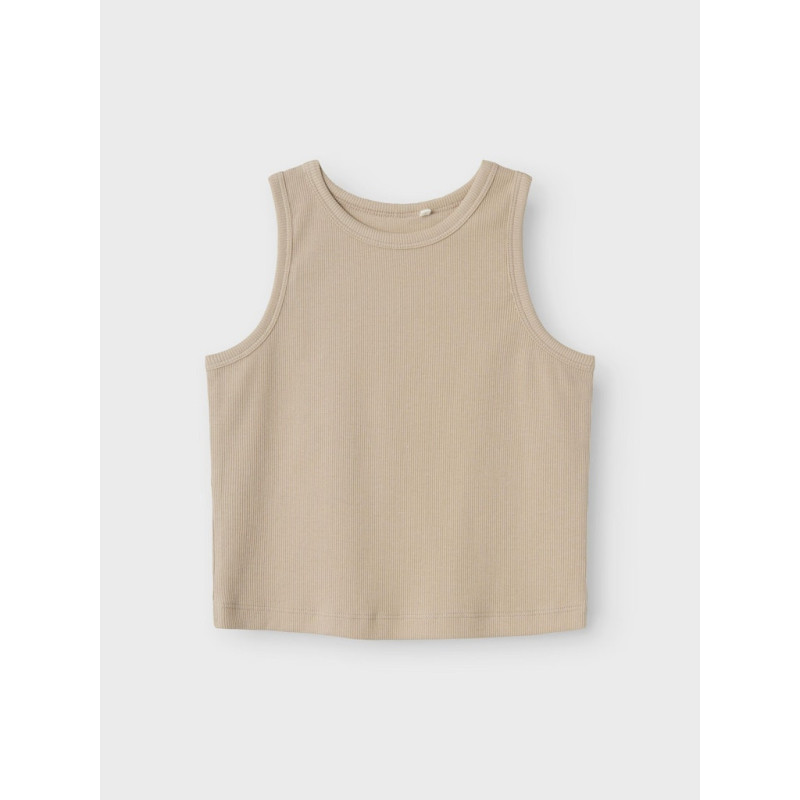 NAME IT KIDS Nakal Kort Top - Pure Cashmere