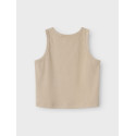 NAME IT KIDS Nakal Kort Top - Pure Cashmere