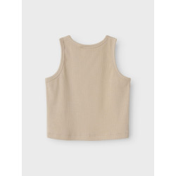 NAME IT KIDS Nakal Kort Top - Pure Cashmere