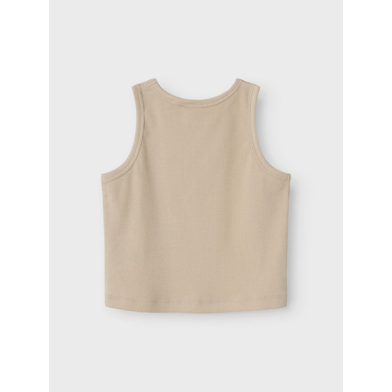 NAME IT KIDS Nakal Kort Top - Pure Cashmere