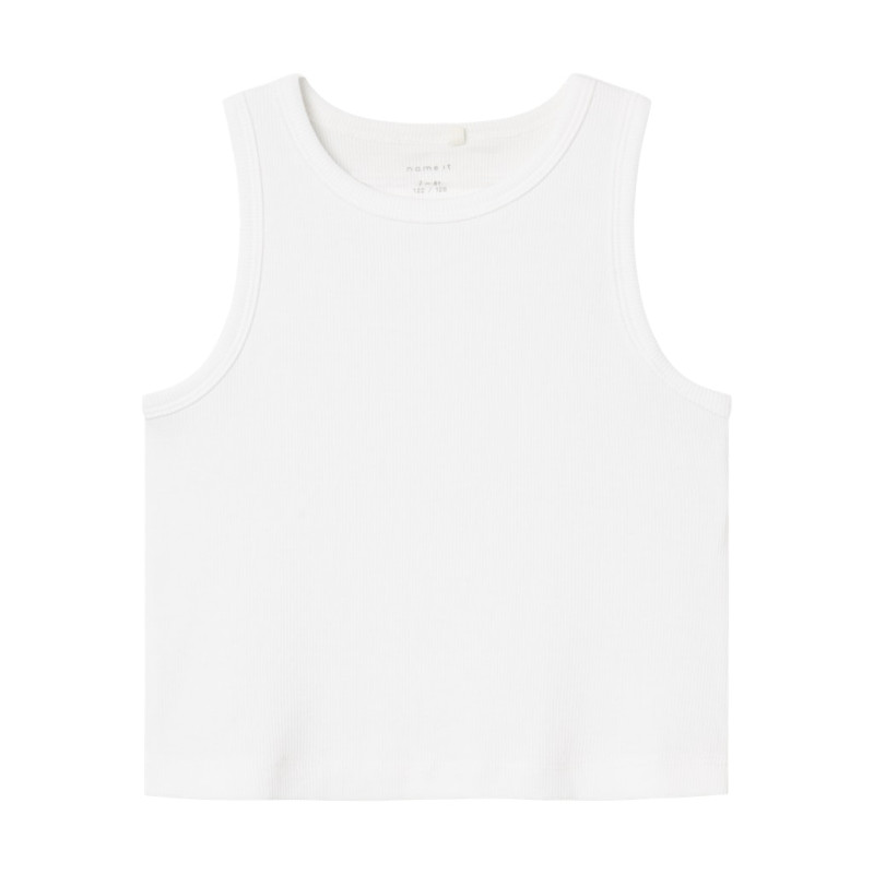 NAME IT KIDS Nakal Kort Top - Bright White