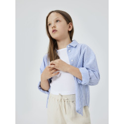 NAME IT KIDS Nakal Kort Top - Bright White