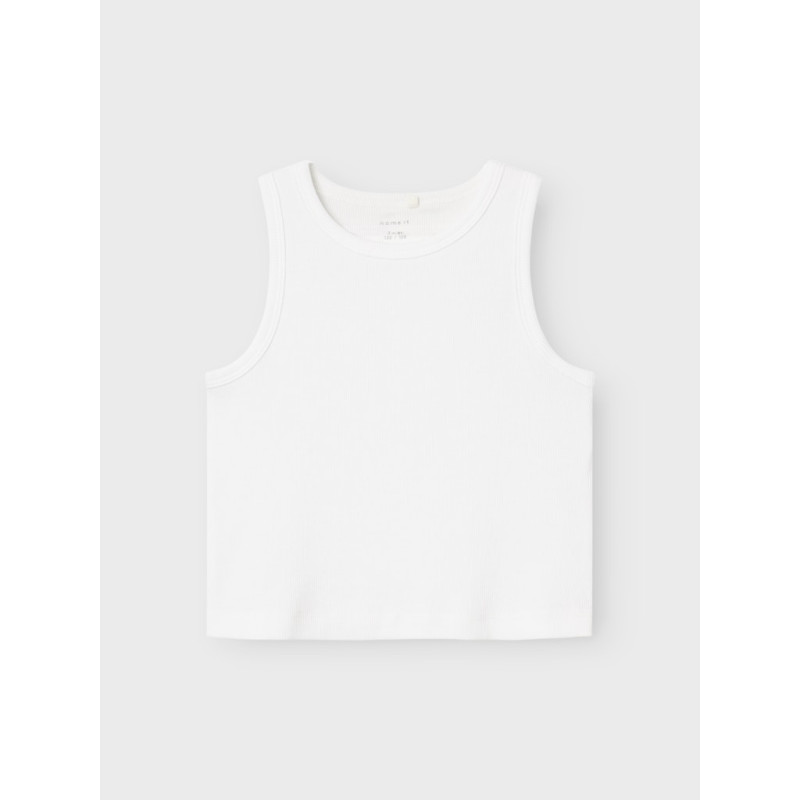 NAME IT KIDS Nakal Kort Top - Bright White