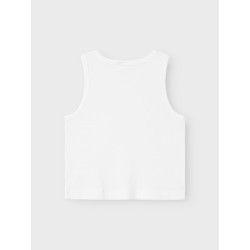 NAME IT KIDS Nakal Kort Top - Bright White