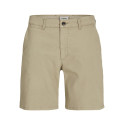 JJ REBEL Sharp Chino Shorts - Crockery