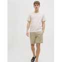 JJ REBEL Sharp Chino Shorts - Crockery
