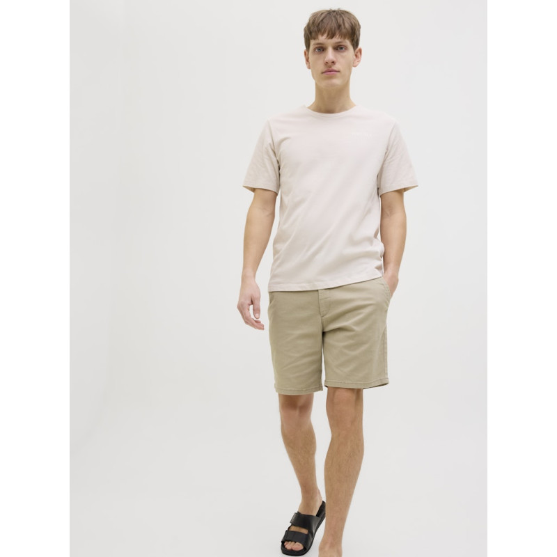 JJ REBEL Sharp Chino Shorts - Crockery