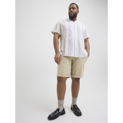JACK & JONES PLUS Dave Jjchino Shorts - Crockery