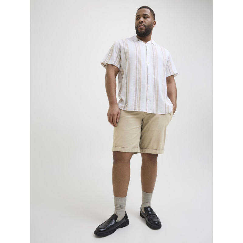 JACK & JONES PLUS Dave Jjchino Shorts - Crockery