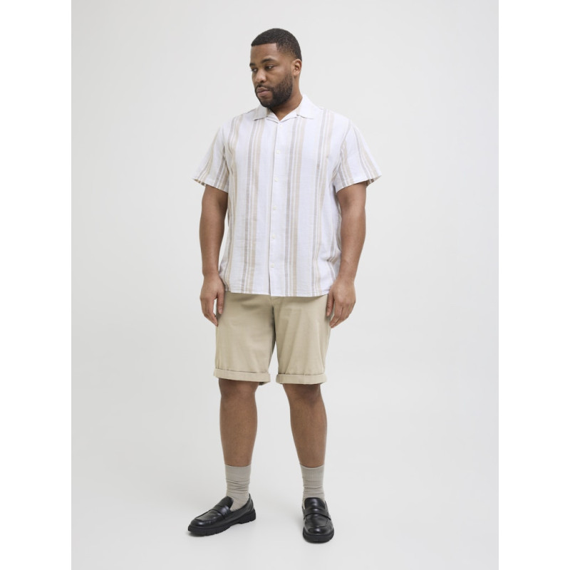 JACK & JONES PLUS Dave Jjchino Shorts - Crockery