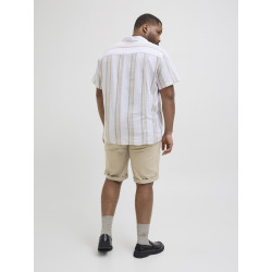 JACK & JONES PLUS Dave Jjchino Shorts - Crockery