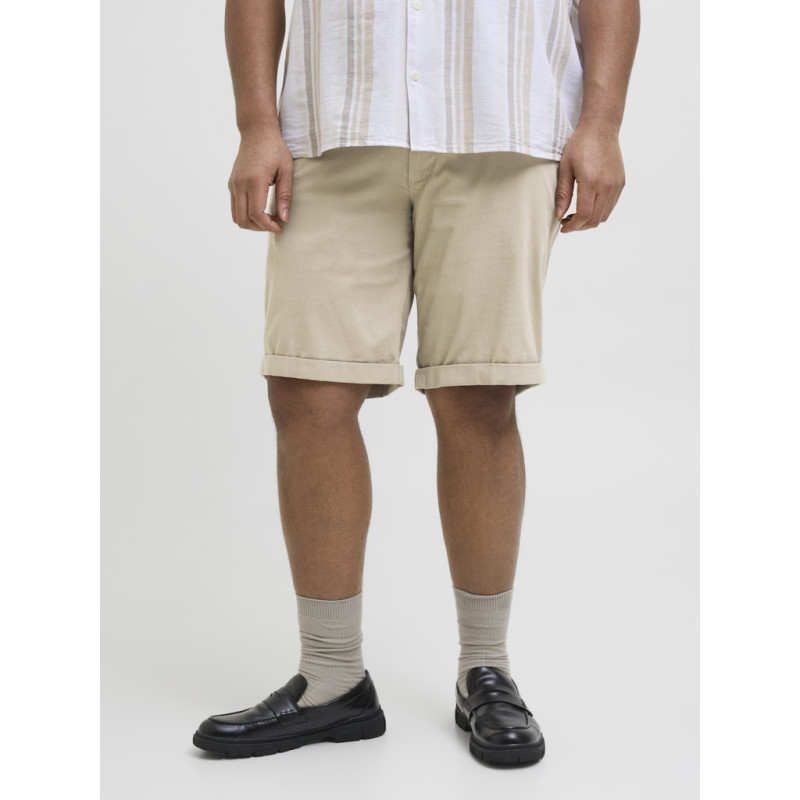 JACK & JONES PLUS Dave Jjchino Shorts - Crockery