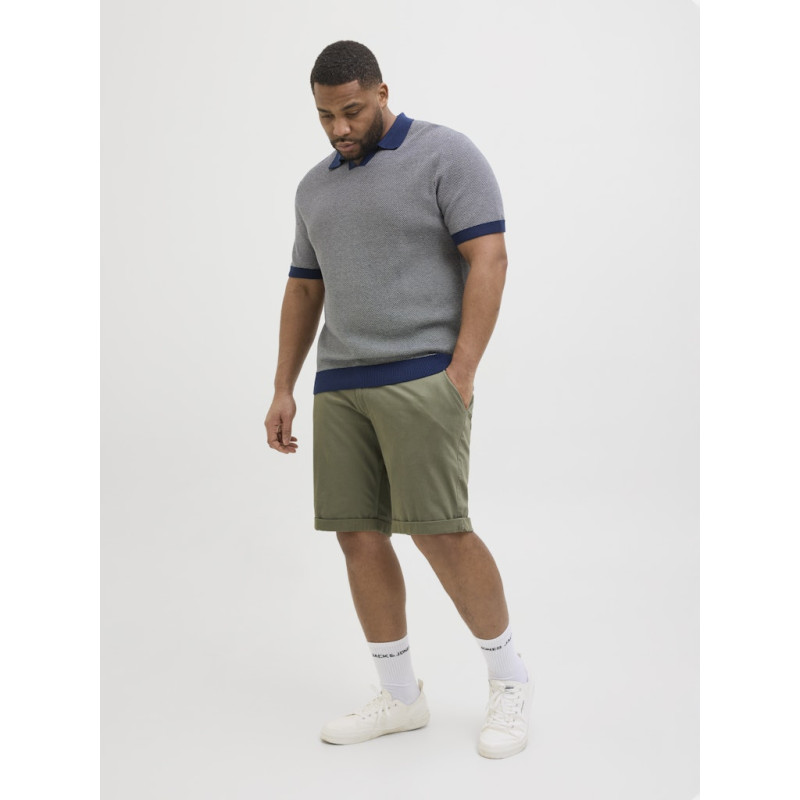 JACK & JONES PLUS Dave Jjchino Shorts - Dusty Olive