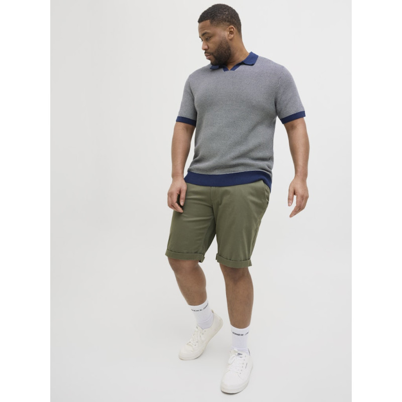 JACK & JONES PLUS Dave Jjchino Shorts - Dusty Olive