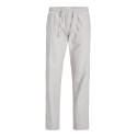 JACK & JONES JUNIOR Kane Jjsummer Hør Joggingbukser - Crockery