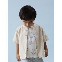 NAME IT MINI Fille T-Shirt - Cloud Dancer
