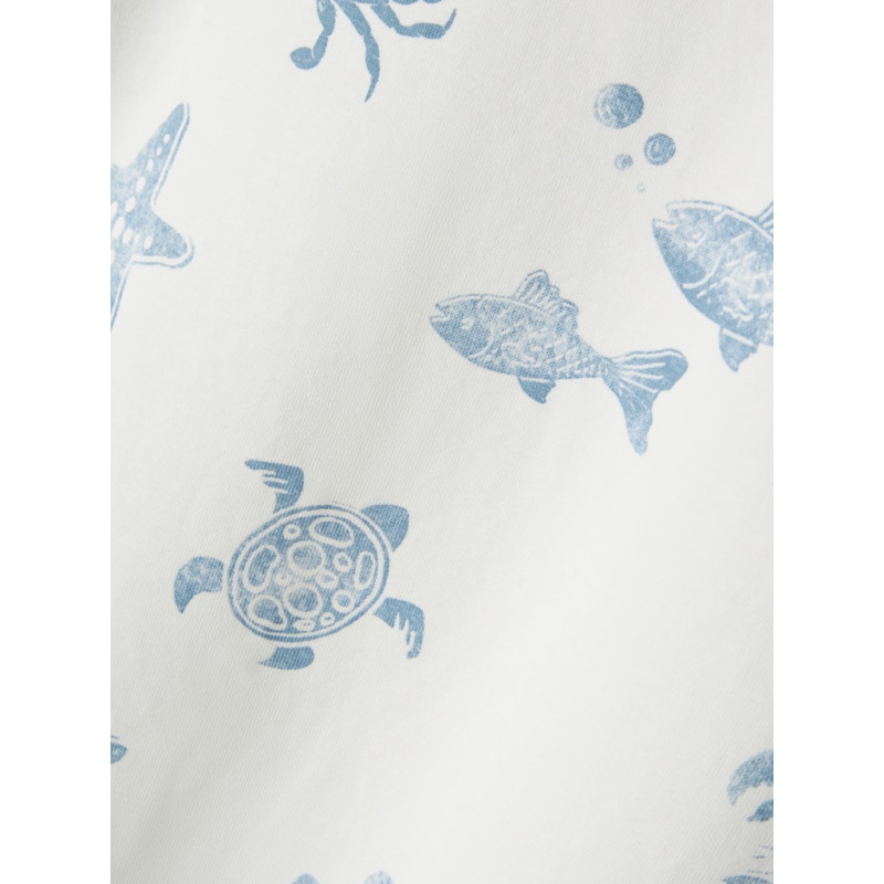 NAME IT MINI Fille T-Shirt - Cloud Dancer