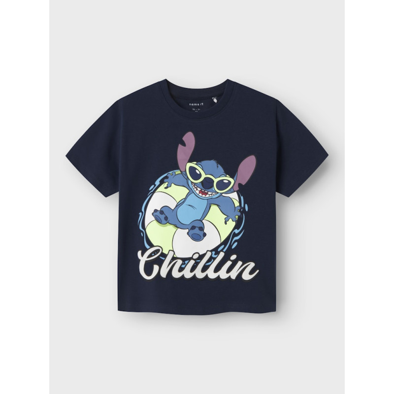 NAME IT MINI Malix Stitch T-Shirt - Navy Blazer